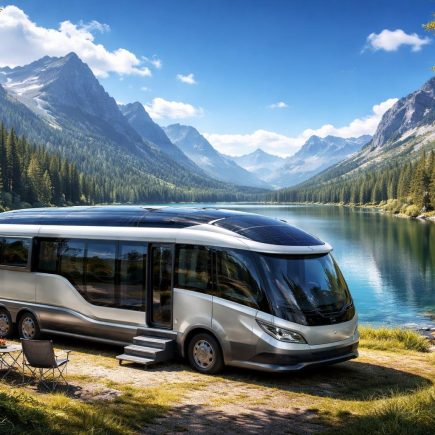 camping-car-futuriste-lac-panneaux-solaires