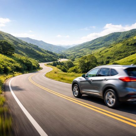 voiture-route-sinueuse-collines-verdoyantes