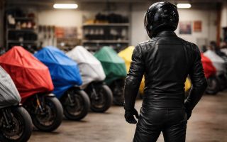 motard-tenue-motos-baches-colorées