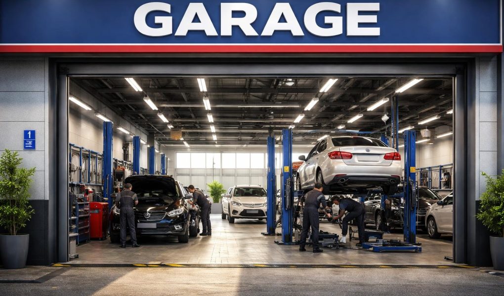 garage-moderne-mecaniciens-voitures entretien