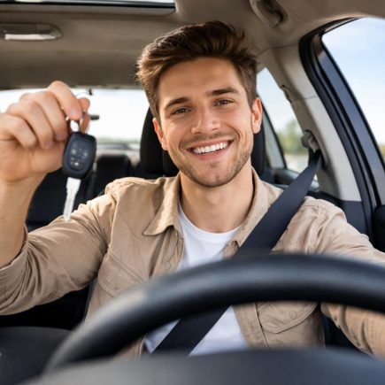jeune-adulte-souriant-voiture-cles